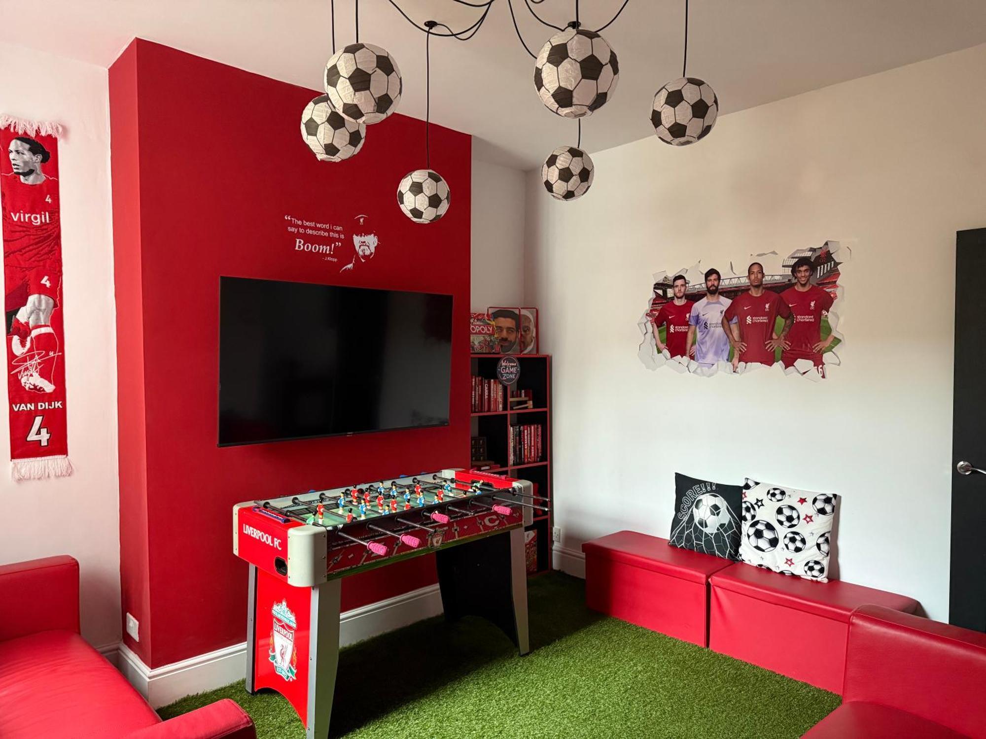 Villa Anfield Abode - Entire Lfc Themed House Liverpool Esterno foto